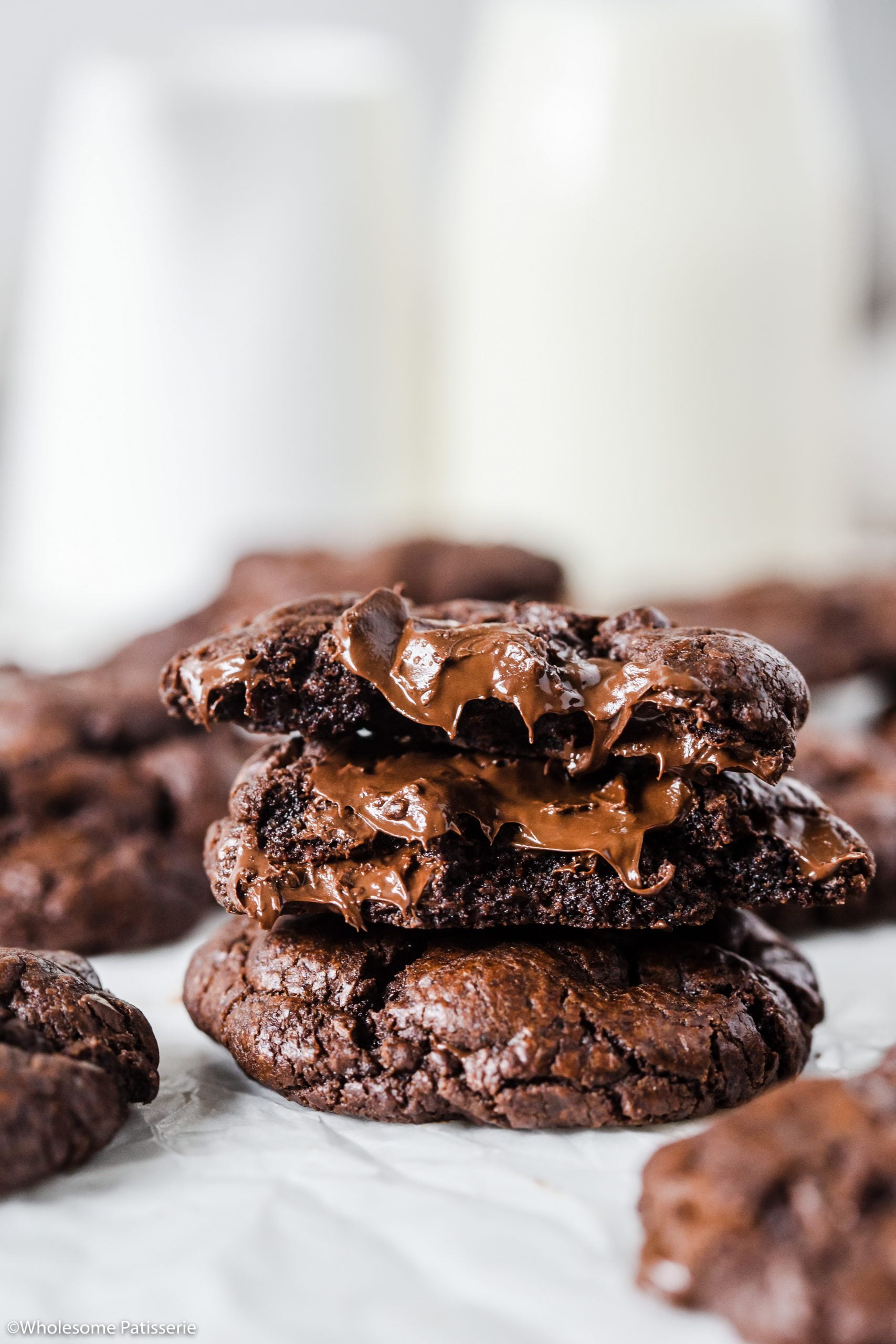 Bakery Style Dark Chocolate Chip Cookies | Wholesome Patisserie