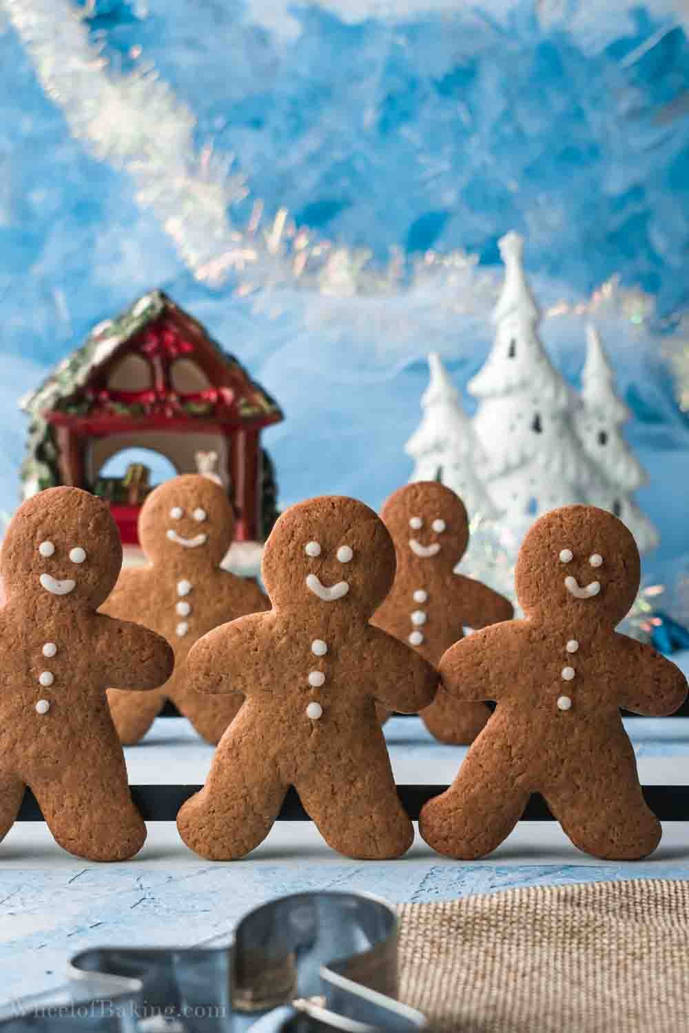 Easy Gingerbread Cookies (Without A Mixer) - Wheel of Baking