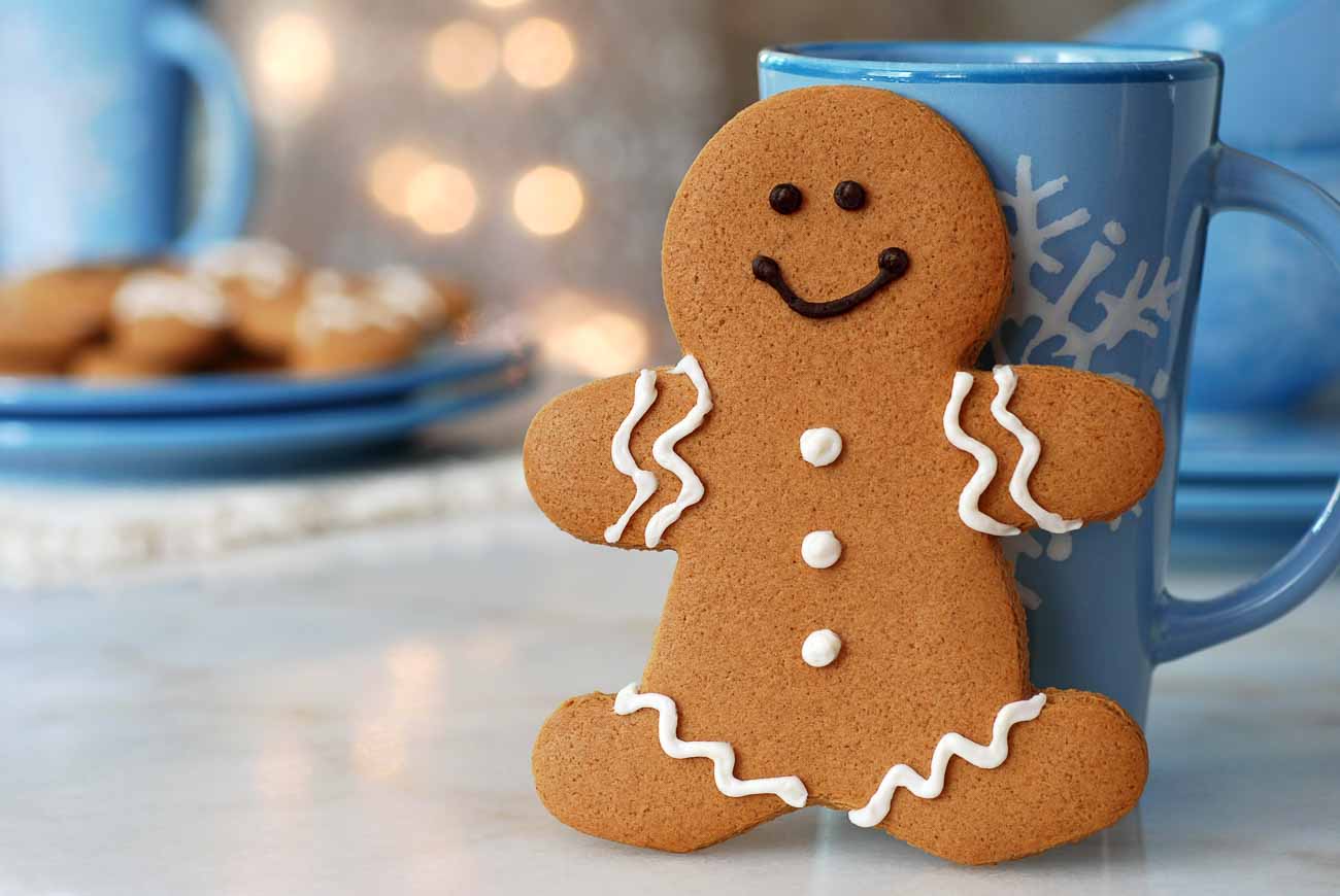Gingerbread Man Whole Grain Cookie Recipe by Archana's Kitchen