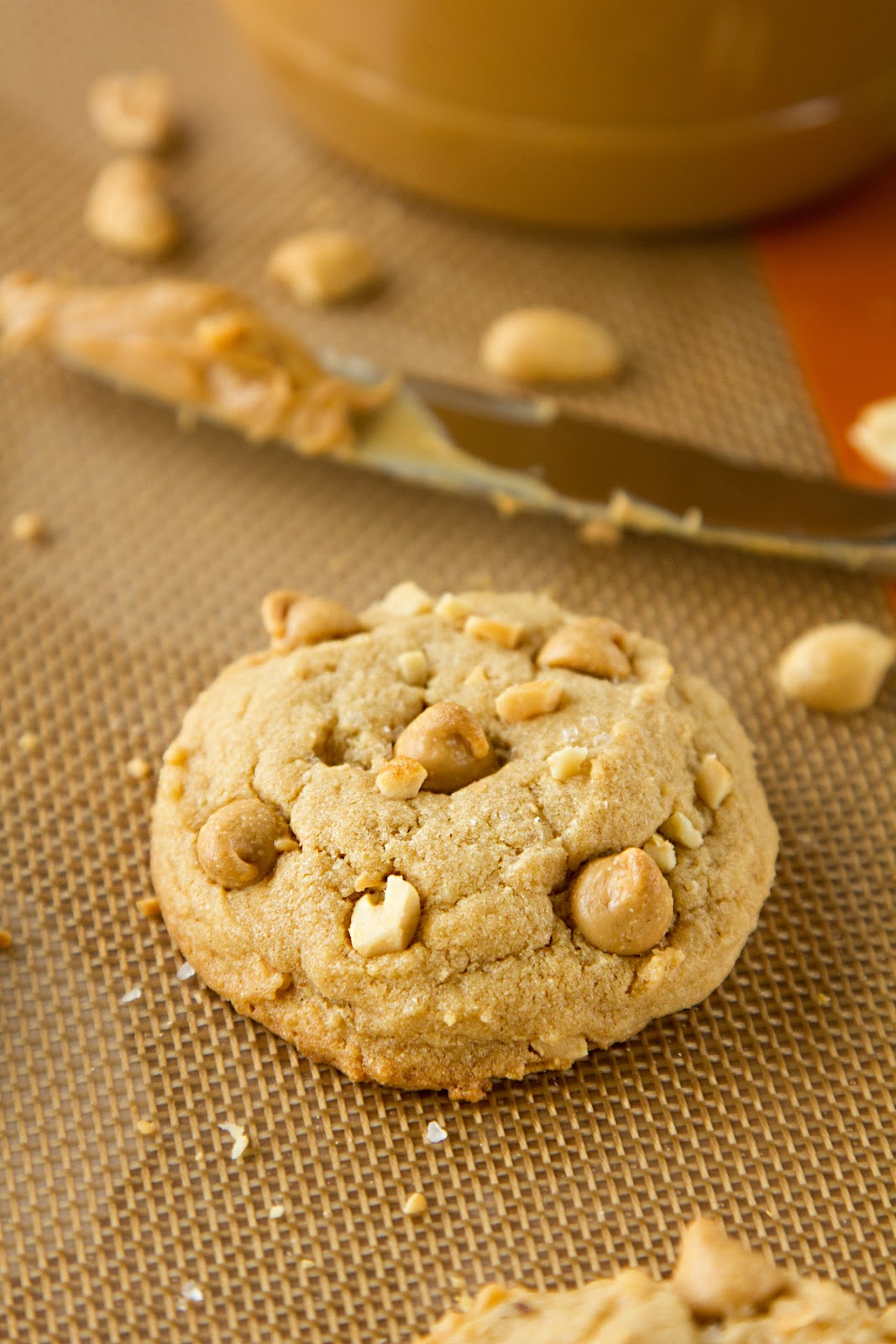 Chewy Chunky Peanut Butter Cookies - Life Made Simple