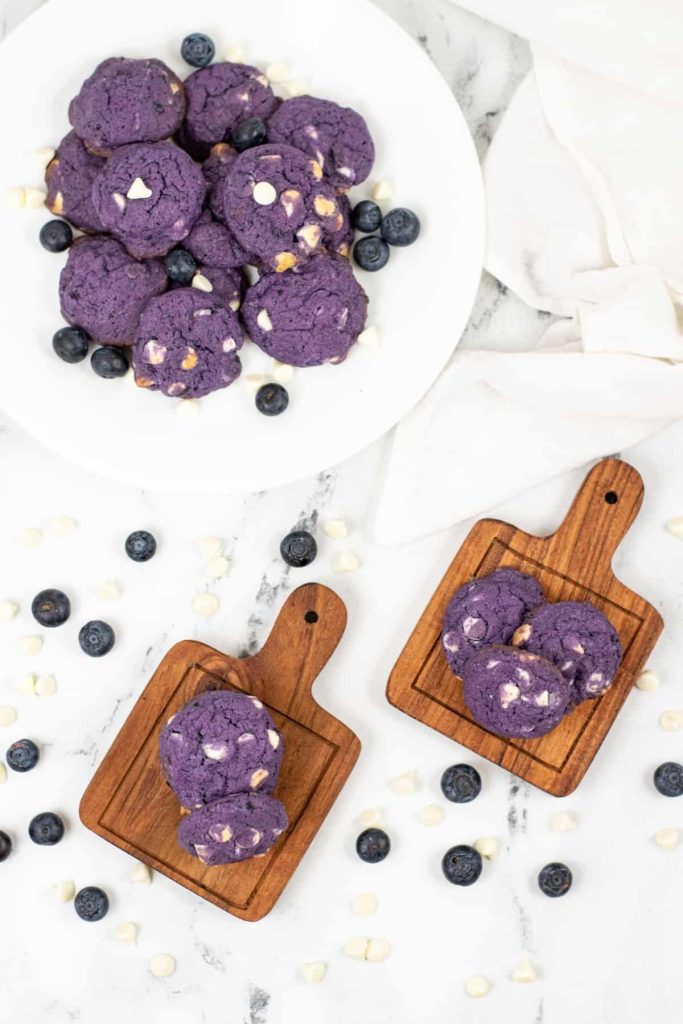 Garden-Inspired Elegance: Savor the Freshness of Blueberry Sugar Cookies