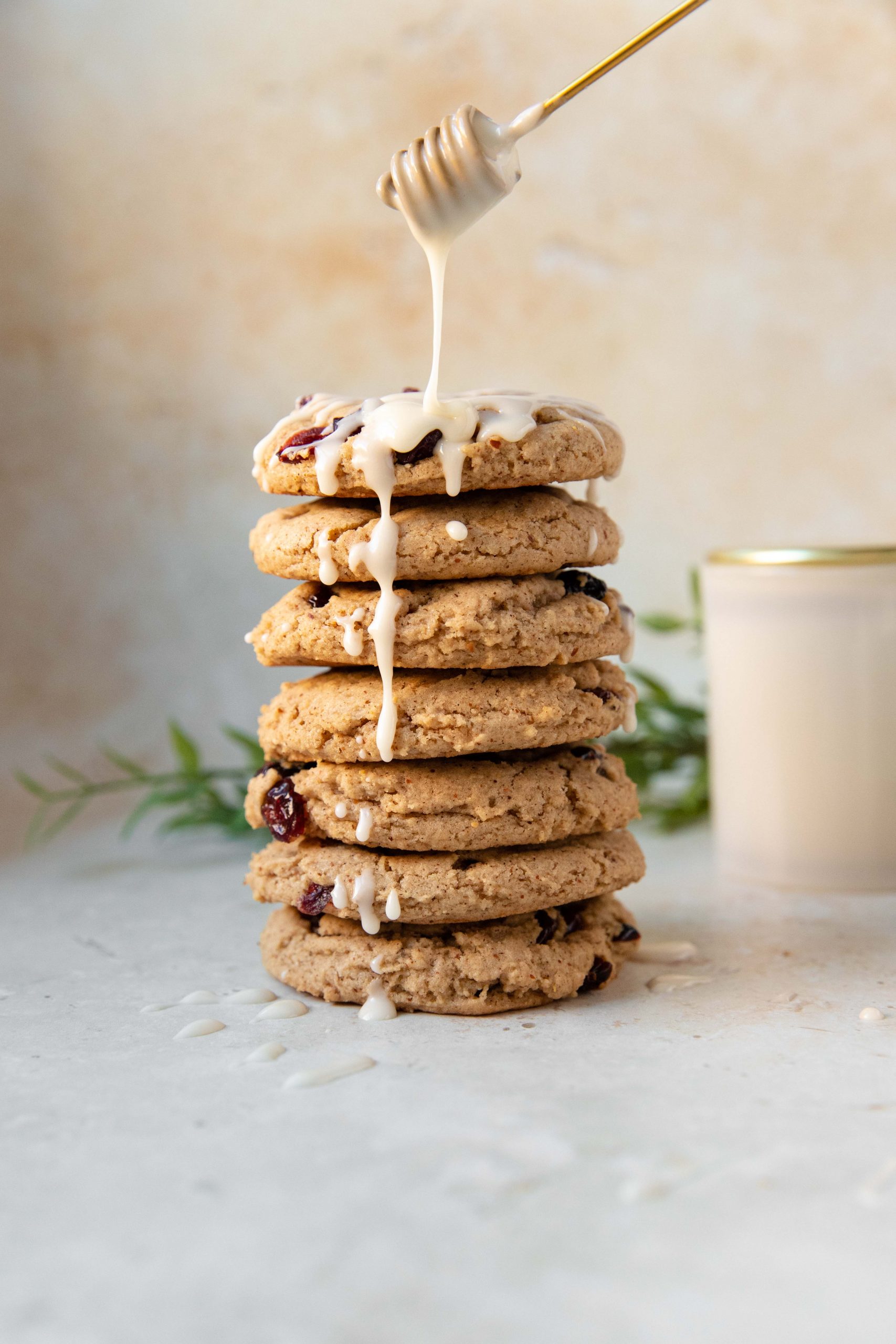 vegan cranberry brown sugar cookies - the palatable life